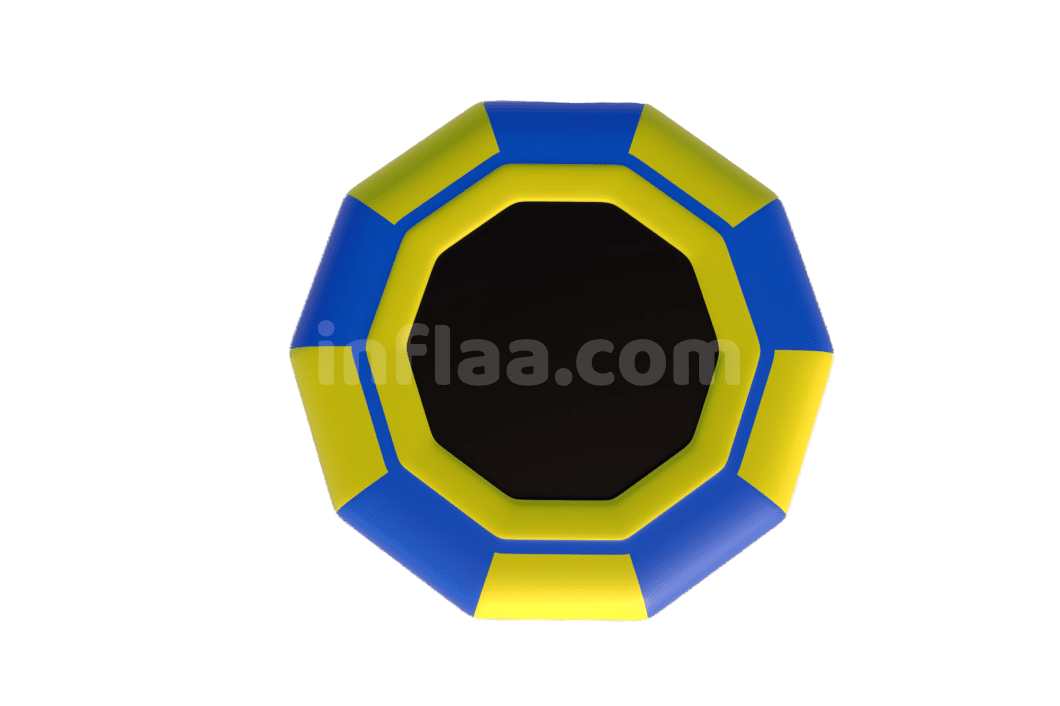 INFLATABLE FLOATING WATER PARK ELEMENT TRAMPOLINE top side