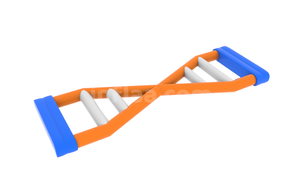 INFLATABLE FLOATING WATER PARK ELEMENT LADDER right side