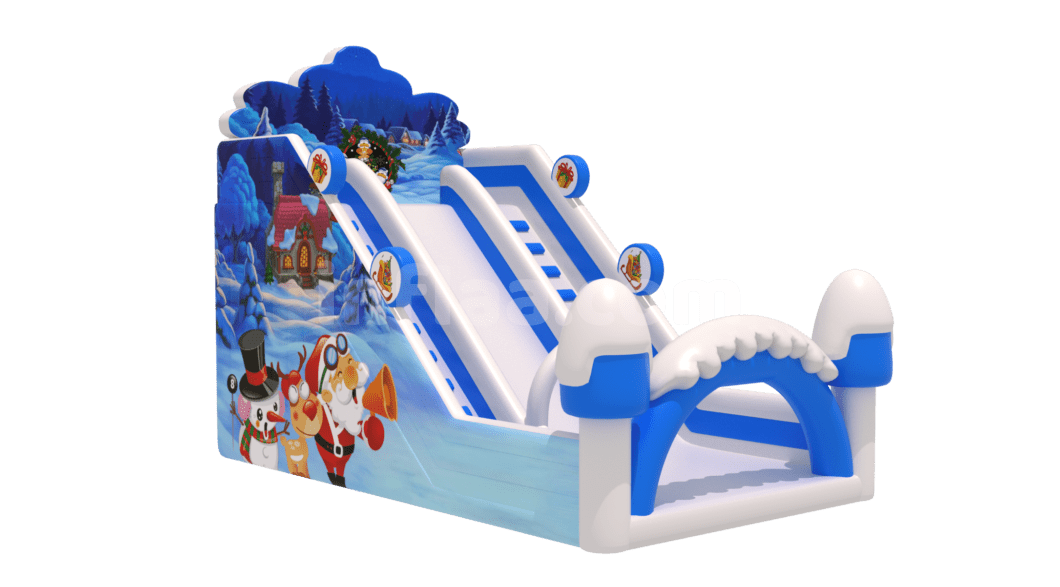 INFLATABLE SLIDE SANTA'S HUT - inflaa.com